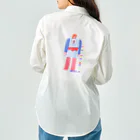 clareclaredoodleのRectangle head friend Work Shirt