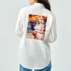 ボウリング アートショップのBowling 90's  Girl Work Shirt