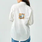 cunissaのドット絵コーヒーと電気ポット Work Shirt