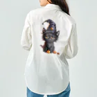 メガグッズの魔女っ子ねこ Work Shirt