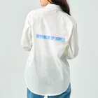 ON NOtEの韓国 ロゴブルー ワークシャツ