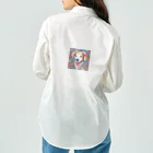 NYNANTのワンちゃん　ハート柄　 Work Shirt