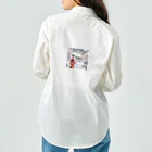 oyg-challengeの和服女性と雪景色 Work Shirt