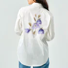 Atelier Petrichor Forestのキキョウ Chinese bellflower ワークシャツ