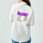 サボサボのHappyな生き物 ワークシャツ
