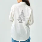 -ruku-のクリスマスツリー ワークシャツ