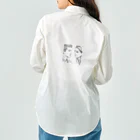 moribouの相手の話に耳を傾ける女性のアートグッズ Work Shirt