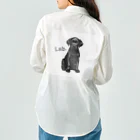 Labradorの黒Lab.グッズ ワークシャツ