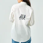 猫の森の開発者猫 Work Shirt