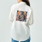 ZZRR12の「猫舞う戦士の神響：武神の至高の姿」 Work Shirt