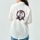 くるあとのCyberpunk DJ girl Work Shirt