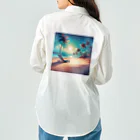 respect-tの"夕陽に染まる楽園 ワークシャツ