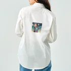 PanHanaChanのThe girl who looks at the sky Work Shirt