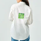 クロスクリエイティブのゴルフをするゴリラ Work Shirt