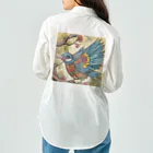 yuru☆yuruのグルグルなカッコウ ワークシャツ