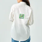 ドット絵調理器具のドット絵「ピーマン」 Work Shirt