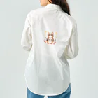 アニマルグッズストア　OPIの茶色い猫 Work Shirt