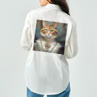 esmeralda64のパライバトルマリンの瞳の猫 Work Shirt