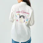 書肆猫に縁側のRETRO POP SHOSHI NEKO NI ENGAWA SINCE 2023 Work Shirt