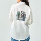 SaltyCookie Design Worksの猫パーカーの女の子(11) Work Shirt