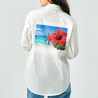 kaiminsapoのハイビスカス　リゾート　🌺　🏝️ Work Shirt