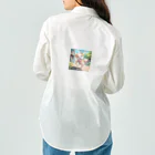 happiness_shopのかわいい子犬が元気いっぱい！ Work Shirt