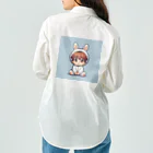 ユサユサしてるキャラクターショップのユサユサしながらそんなめでこっちをみつめないで Work Shirt