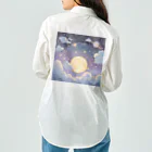 hydrangea-macrophyllaのDancing under the stars of imagination. Work Shirt