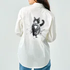 Cat Freakのタキシードキャット Work Shirt