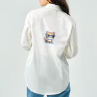 BinaryStoreのきらりんサングラスにゃんこ Work Shirt