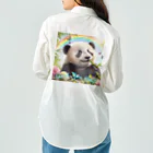 FUJISHIKAのPANDA ENRICH YOUR HEART Work Shirt