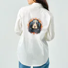 dogsdream8246のpumpkin and cocker Work Shirt