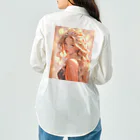 AQUAMETAVERSEの金髪女性、目にくぎつけ　なでしこ1478 Work Shirt