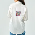 112357baのキモカワ生き物 Work Shirt