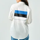 お絵かき屋さんのエストニアの国旗 Work Shirt
