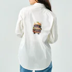 AI妖怪大図鑑のトリプル肉厚ビーフバーガー妖怪　バグドガルド Work Shirt