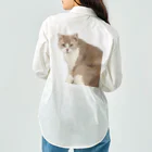 Mashlyのマシロくん猫グッズ Work Shirt