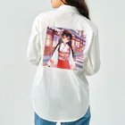 Cartoonのかわいい巫女さん Work Shirt