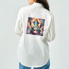 tachikyonのガネーシャ（財運向上・除災厄除の神様） ワークシャツ
