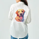 kok&foreverのI ♥ MY DOG Work Shirt