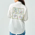 刺繍画家Marronのお店のこねこ花屋へ行く Work Shirt