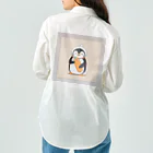 ganeshaのかわいいペンギンとおもちゃのキャンバス Work Shirt