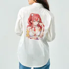 みおちゃんartshopの赤髪天使な女の子グッズ Work Shirt