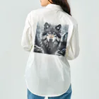 中村マコトのオオカミ　森の番人 ワークシャツ