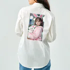 bijinngasyokuninの夢の世界の女の子 ワークシャツ