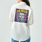 Be proudのBe proudわんちゃんバンドT Work Shirt