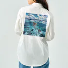 AQUAMETAVERSEのモルジブの大海原で人魚が泳いでいますsanae2074 Work Shirt