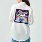 momonekokoのネオンカラーのユニコーン ワークシャツ