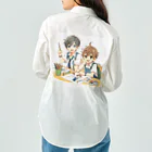 可愛い男の子イラスト販売所　By,keicyanの男の子　中学1年生　美術部 Work Shirt