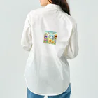 ほっこり絵音舎の🦋ちょうちょの大冒険グッズコレクション🌼✨ Work Shirt